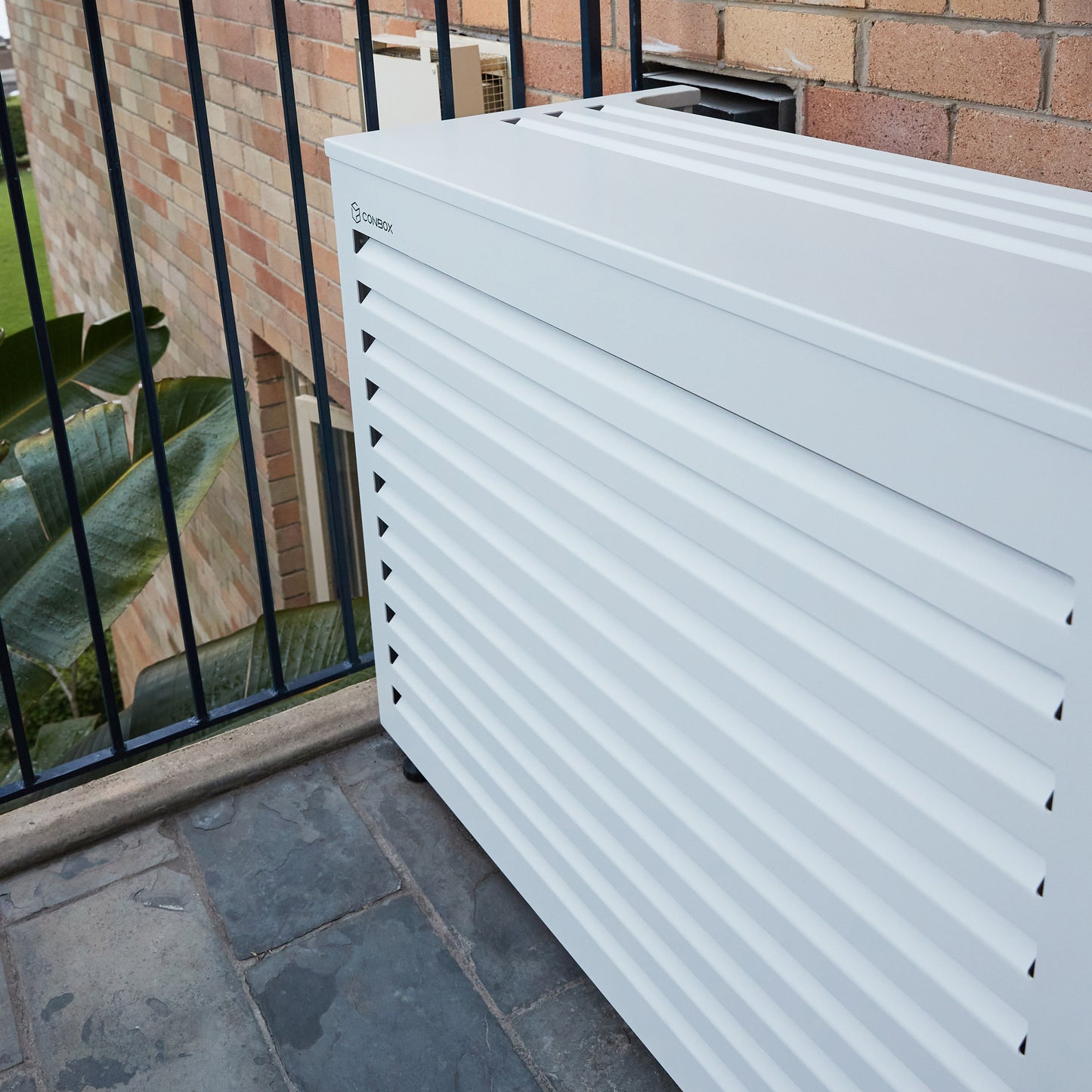 White Large Air Conditioning Cover W1155 x D570 x H960