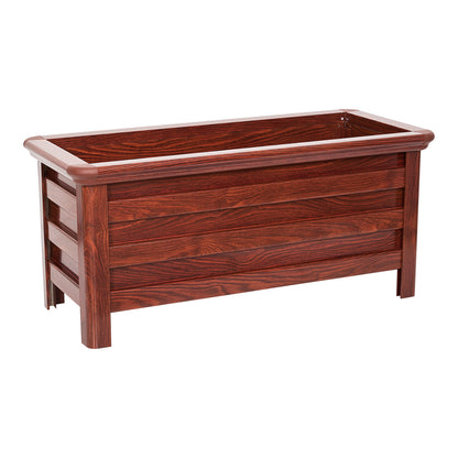 Woodgrain Garden Planter Box - Aluminium - 3 Sizes