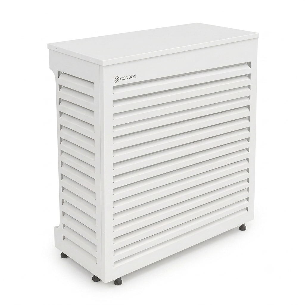 Solar Battery Cover H1000 x W1000 x D400 (Large - White)